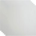 Acoustic Ceiling Products Fasade Flat - 23-3/4" x 23-3/4" PVC Lay In Tile in Gloss White - PL6900